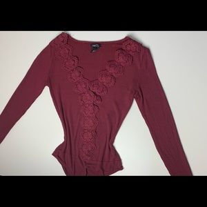 Maroon long sleeve